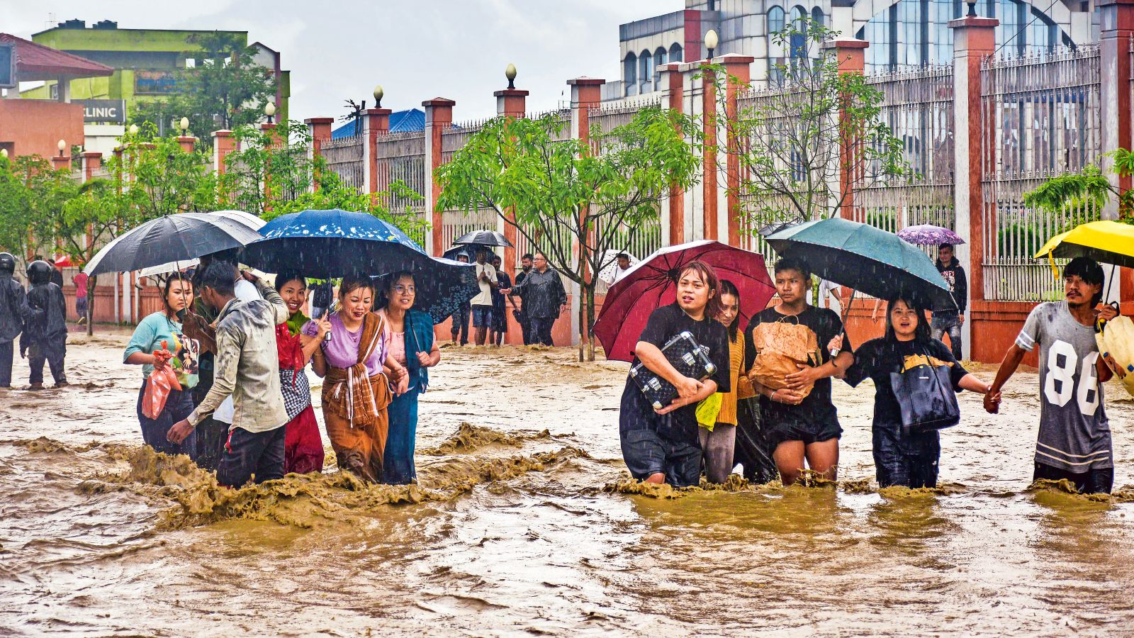 From Guwahati to Imphal-Classes and landslides 28 in the north-east