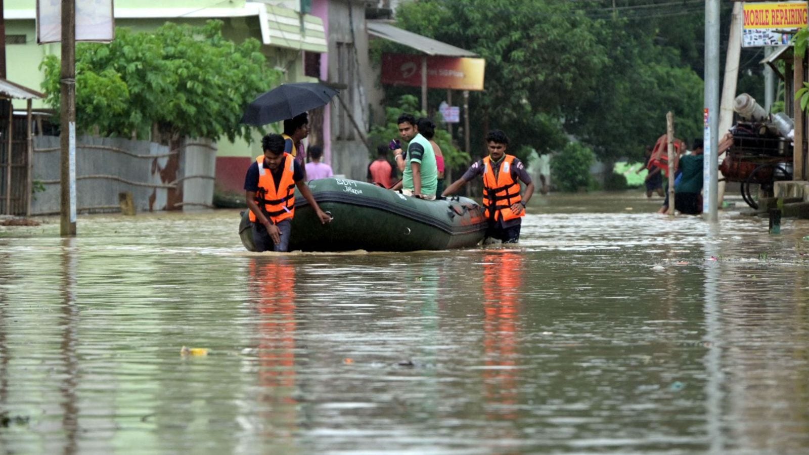 More than 650 people gave shelter in relief camps as India news remains in many areas of Tripura with thunderstorms