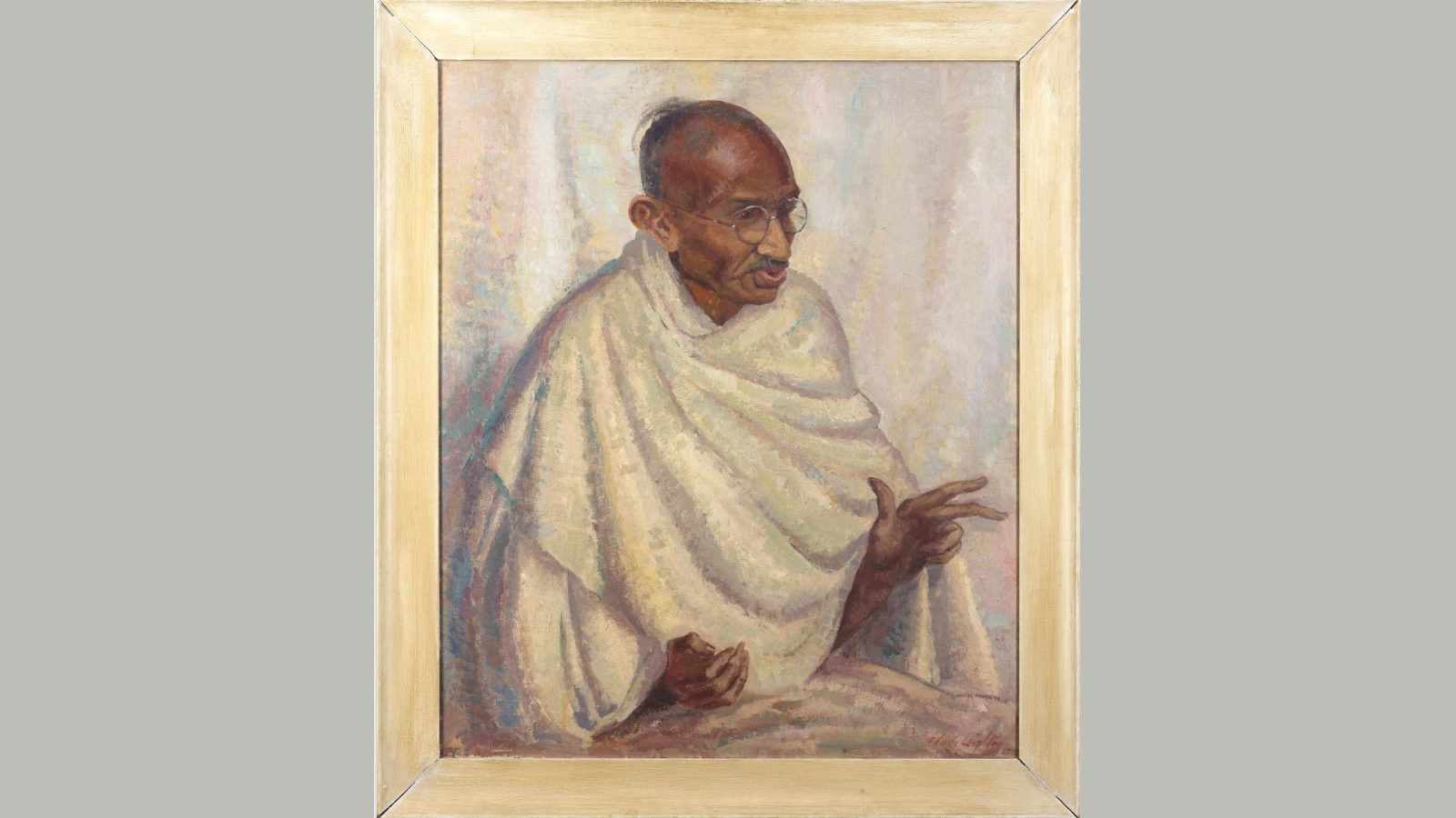 Rare Mahatma Gandhi Picture for sale in Britain: You have to know everyone. Bharat News
