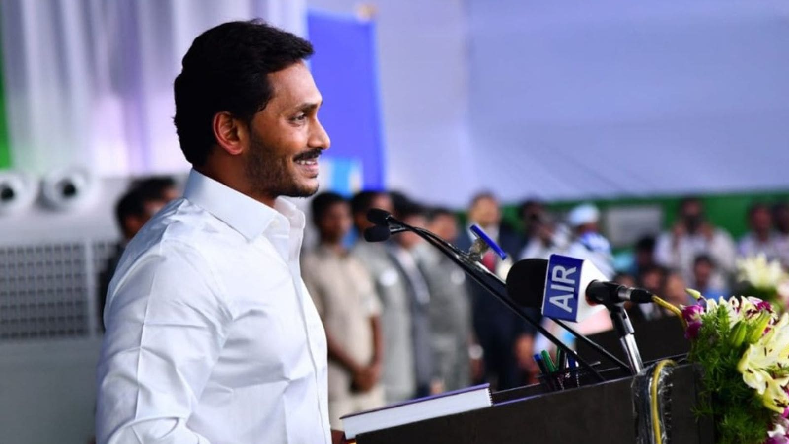 The Andhra police named Jagan as accused in the road accident case after its convoy vehicle 'Crush YSRCP supporter'. Bharat News