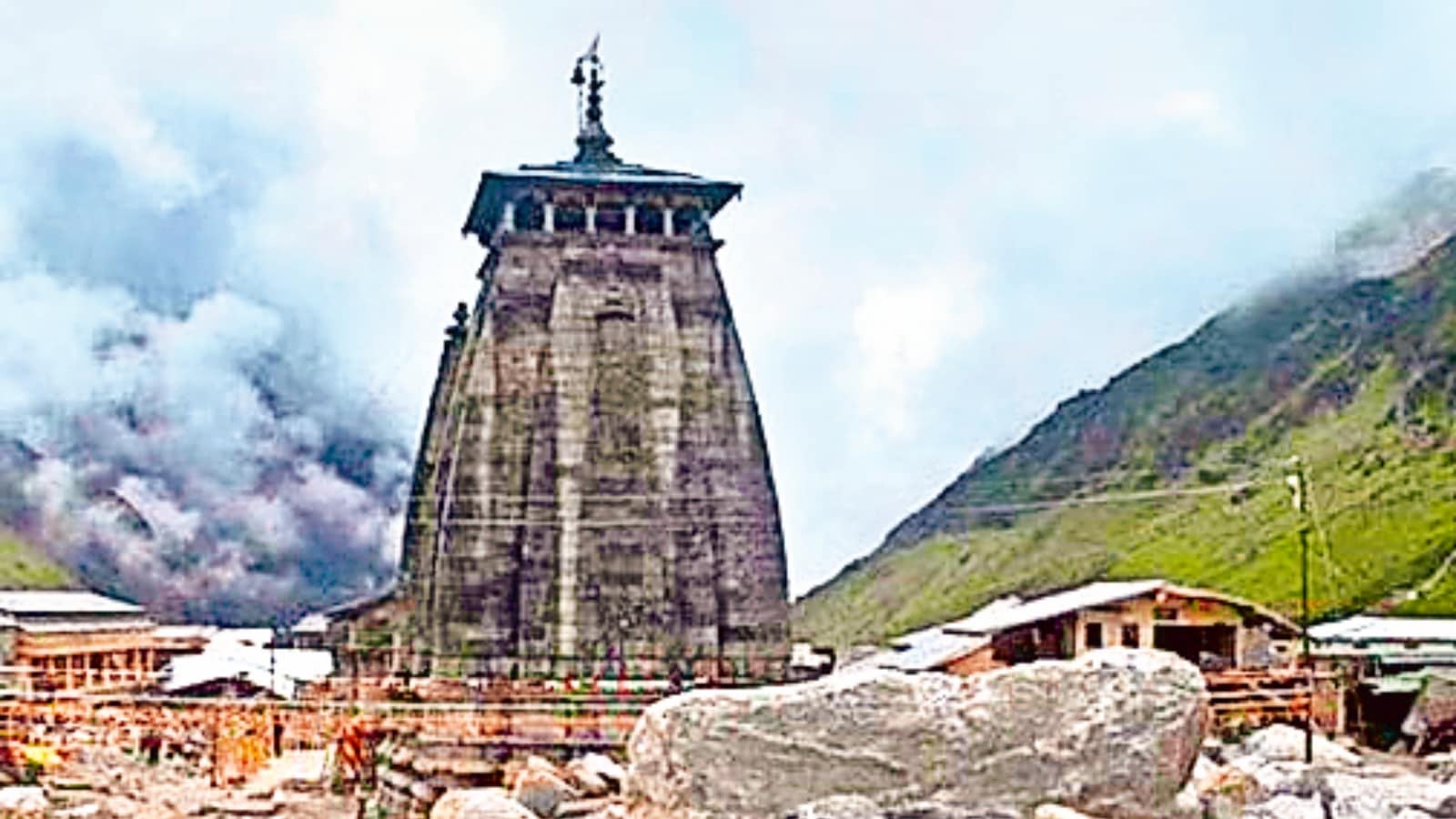 The five arrested after the video showed them India news using sticks to attack each other in Kedarnath