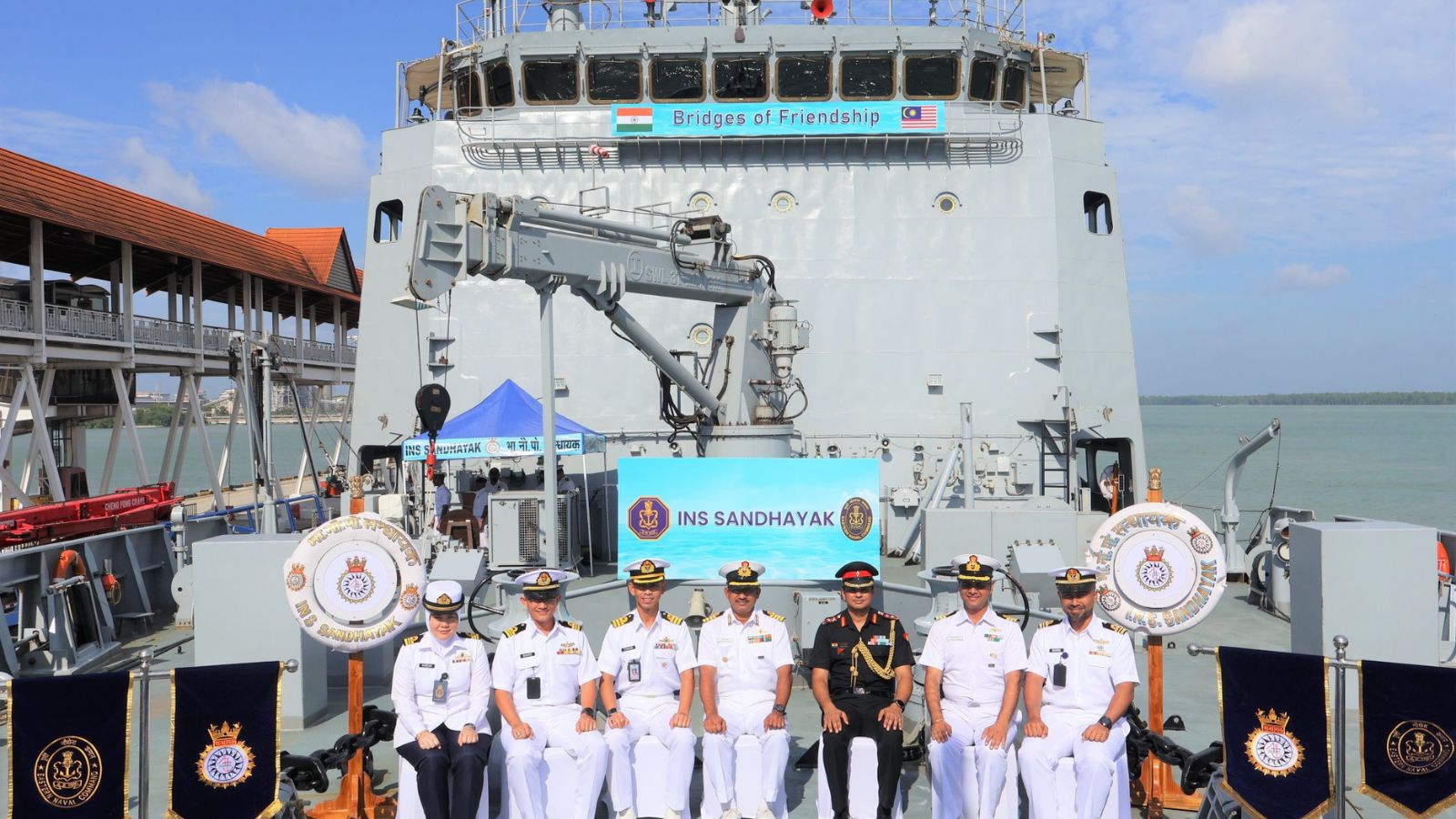 INS Sandhayak Sea, India News visits Malaysian port to promote hydrographic cooperation