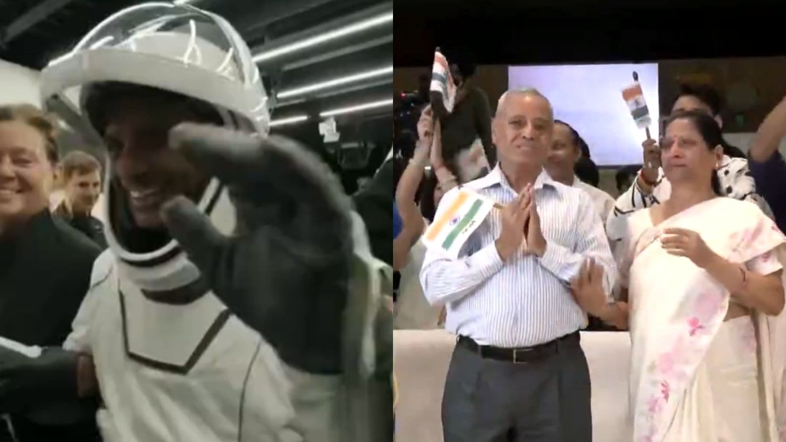 'My son is safely back, I thank God': How Shubanshu Shukla's family celebrated after SpaceX Dragon Splashdown. Bharat News