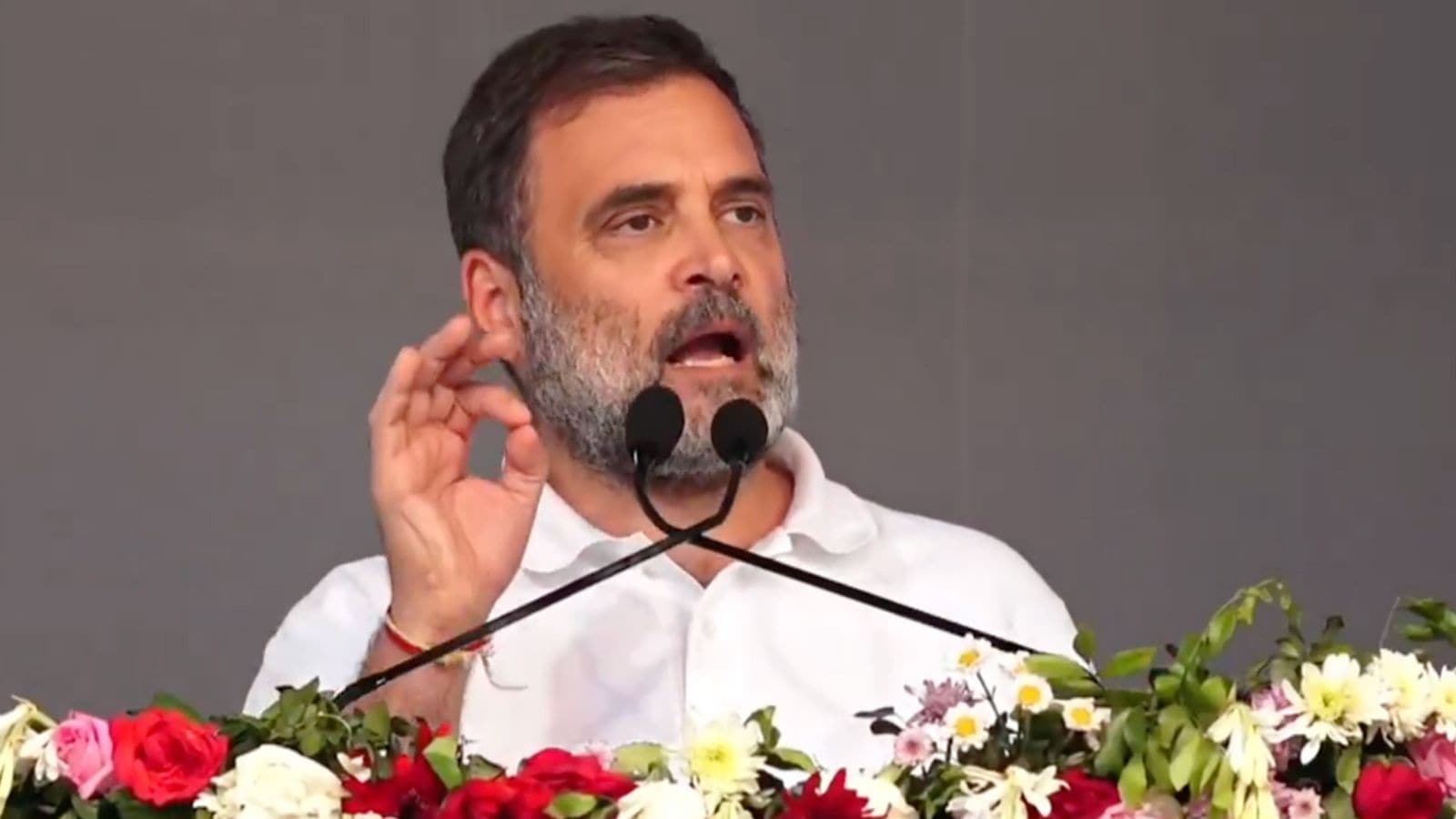 'Neither Modi or Amit Shah will be able to save him': In Assam, Rahul has promised to send Himant to jail when he comes to power. Bharat News