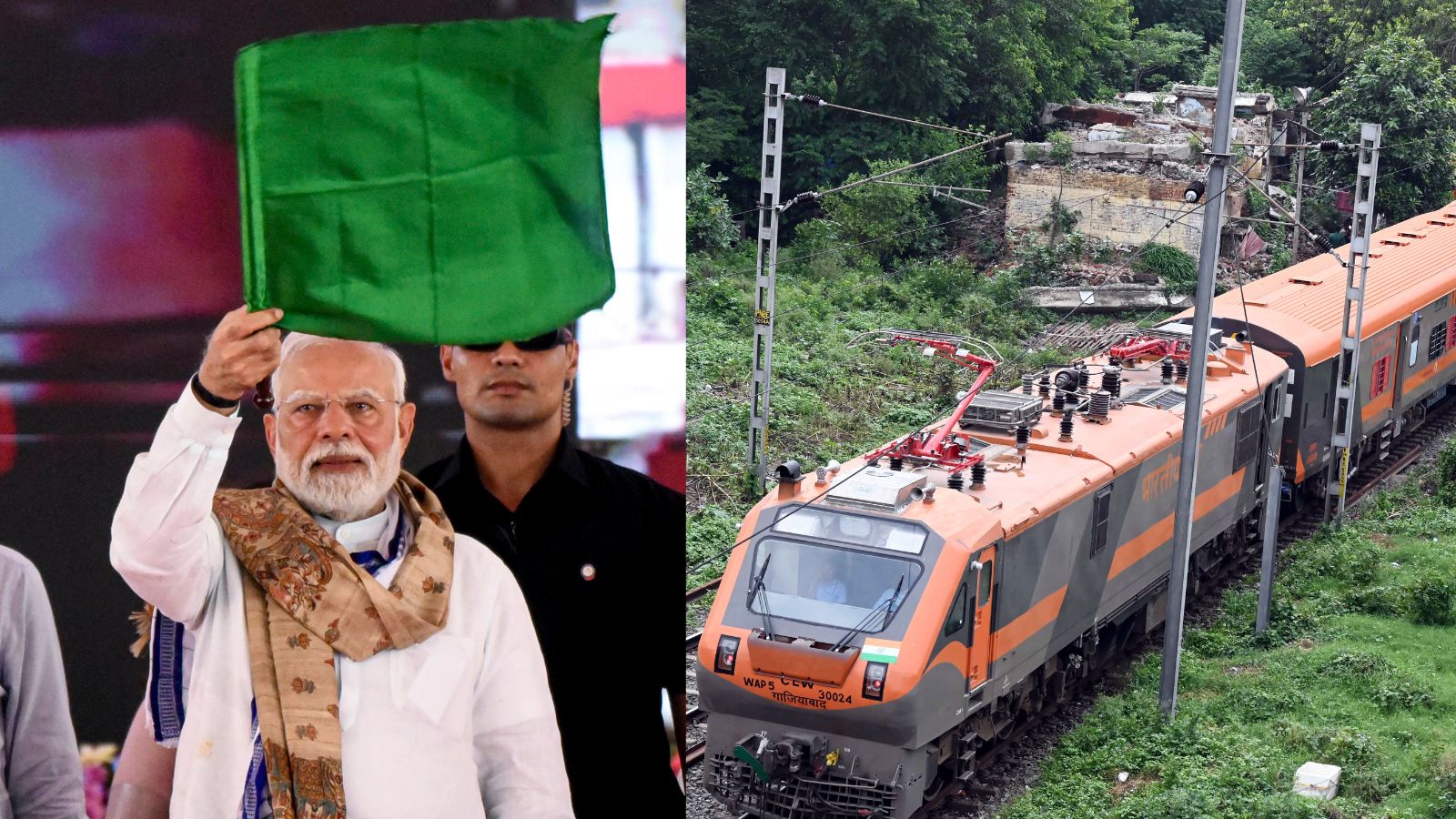 PM Modi flagged four new Amrit Bharat vehicles from Bihar - Check route, timing. Bharat News