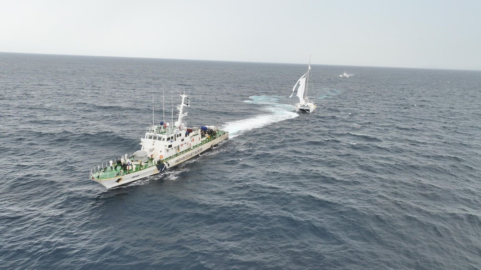 The Indian Coast Guard saved two after two and malfunction from Andaman Coast. Bharat News